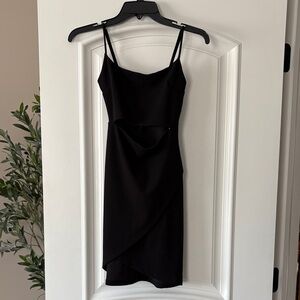 Lulu's Chic Black Mini Dress